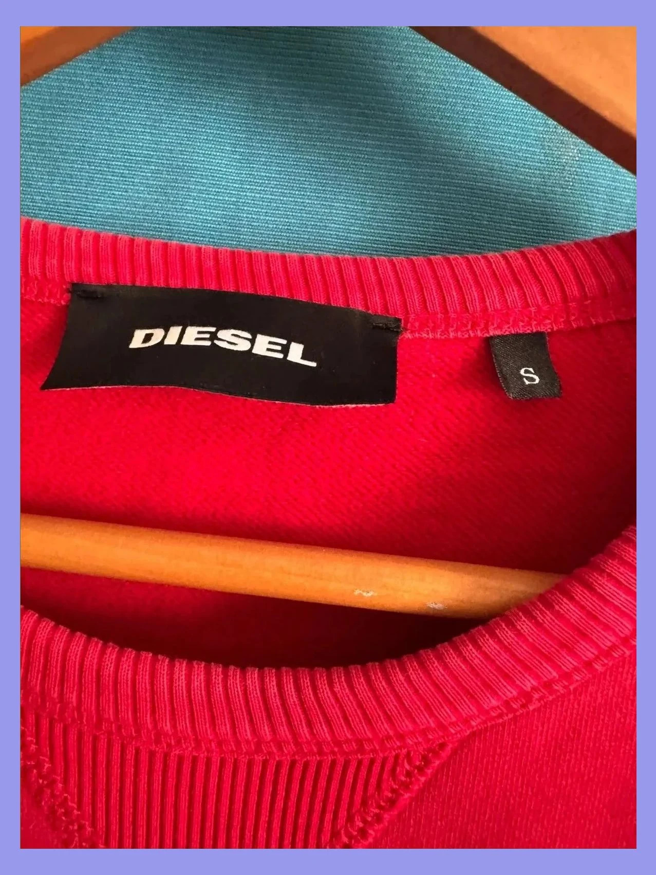 Sudadera roja de hombre marca diésel talla S 😍 – Diesel – taille S 3