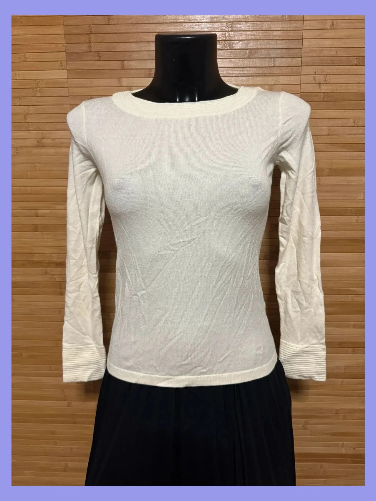 Divino jersey color crema marca Nenette milano talla S 😍