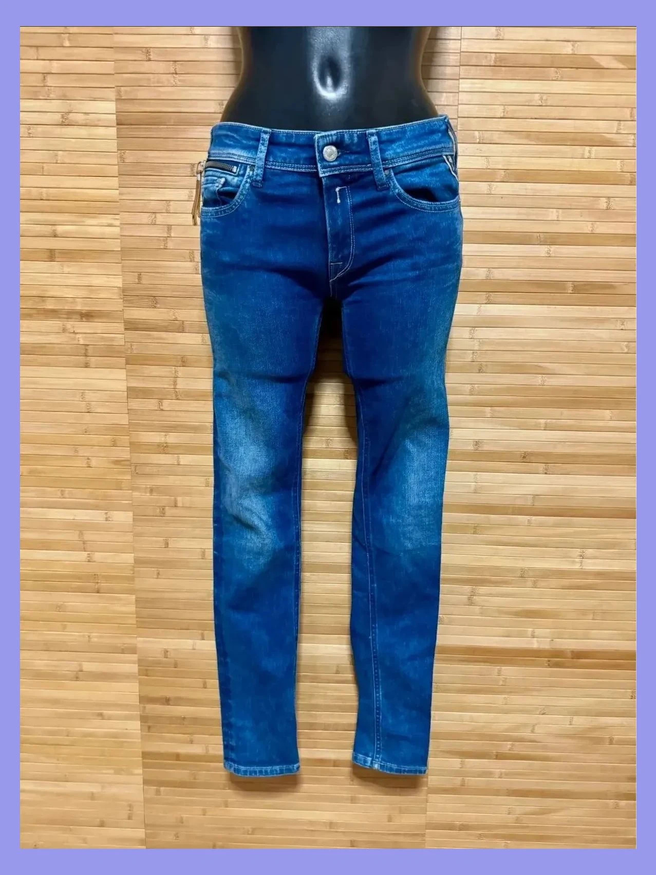 Vaquero pitillo marca replay , talla 38 😍
