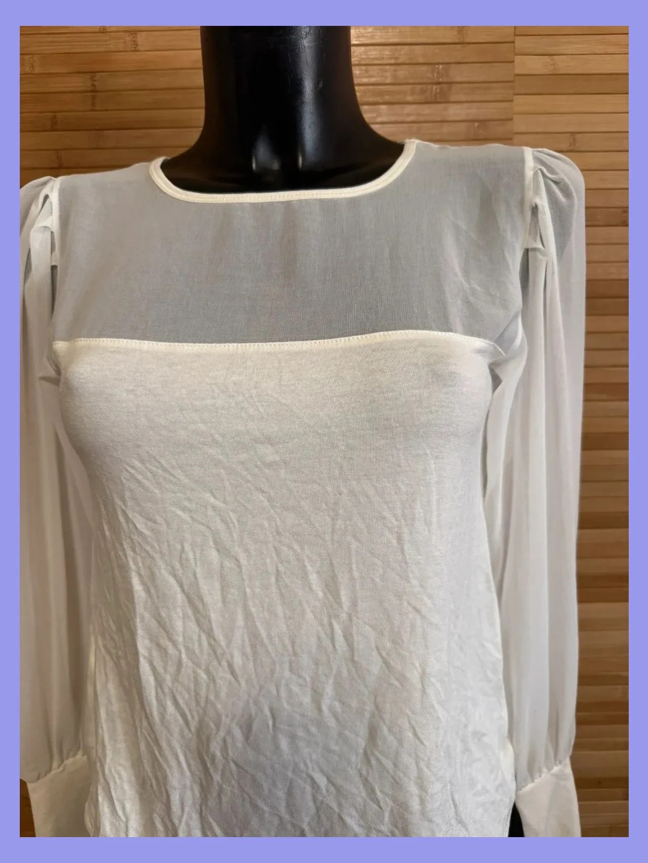 Blusa blanca de mango talla S 😍 – Mango – taille S / 36 / 8 3