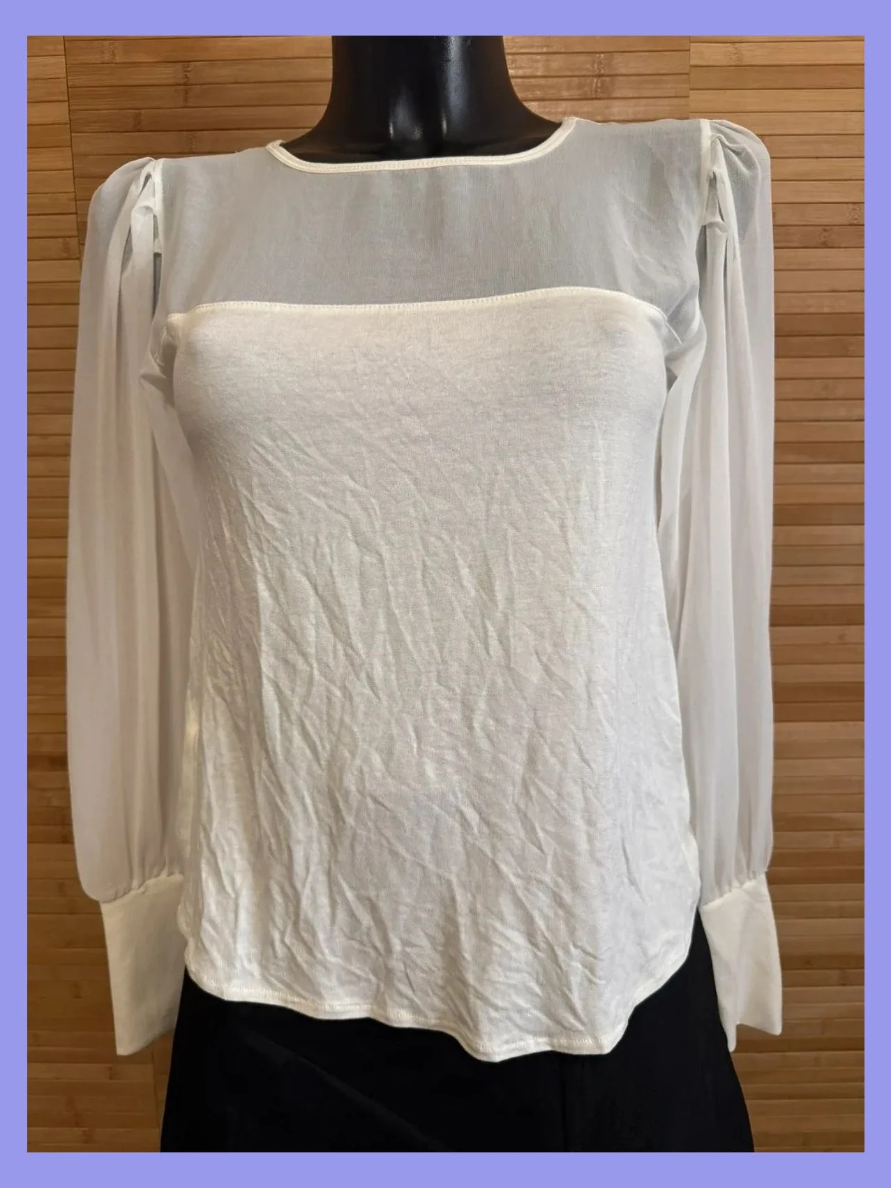 Blusa blanca de mango talla S 😍 – Mango – taille S / 36 / 8 2