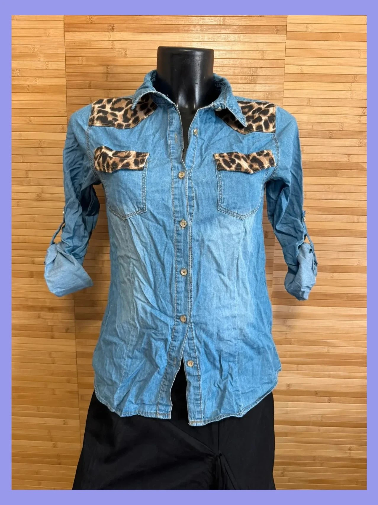 Camisa denim zac & Zoe talla S 😍