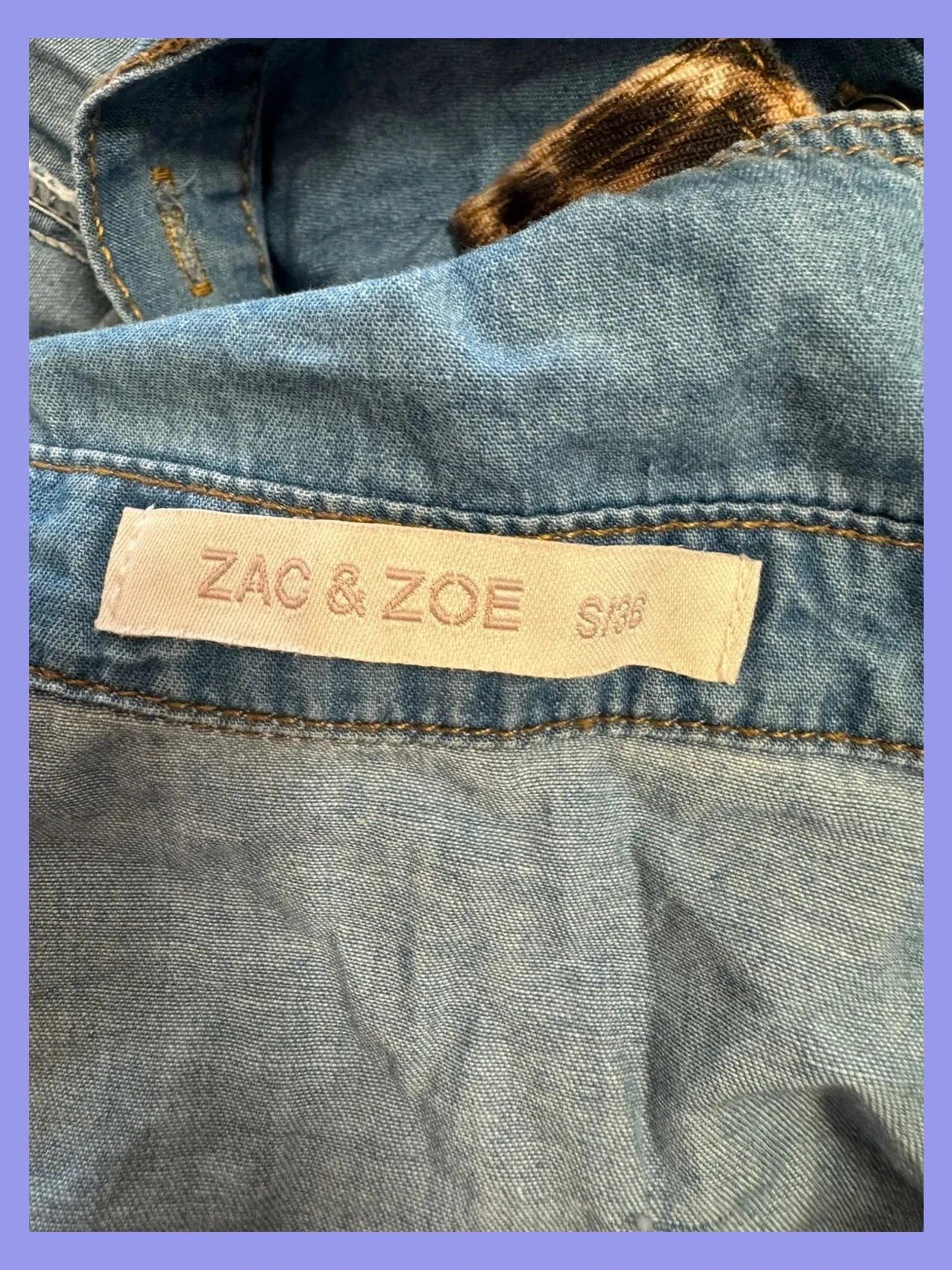 Camisa denim zac & Zoe talla S 😍 – Zac & Zoe – taille S / 36 / 8 4