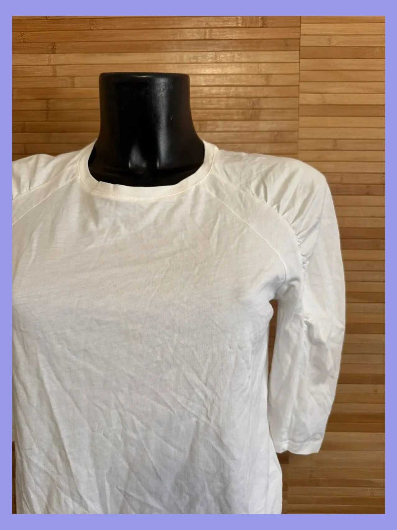 Camiseta blanca manga 3/4 mujer marca Ba&sh , talla S 😍 – Ba&sh – taille S / 36 / 8 3