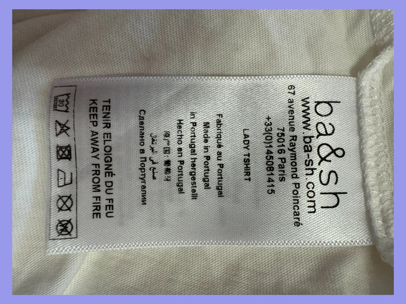 Camiseta blanca manga 3/4 mujer marca Ba&sh , talla S 😍 – Ba&sh – taille S / 36 / 8 5