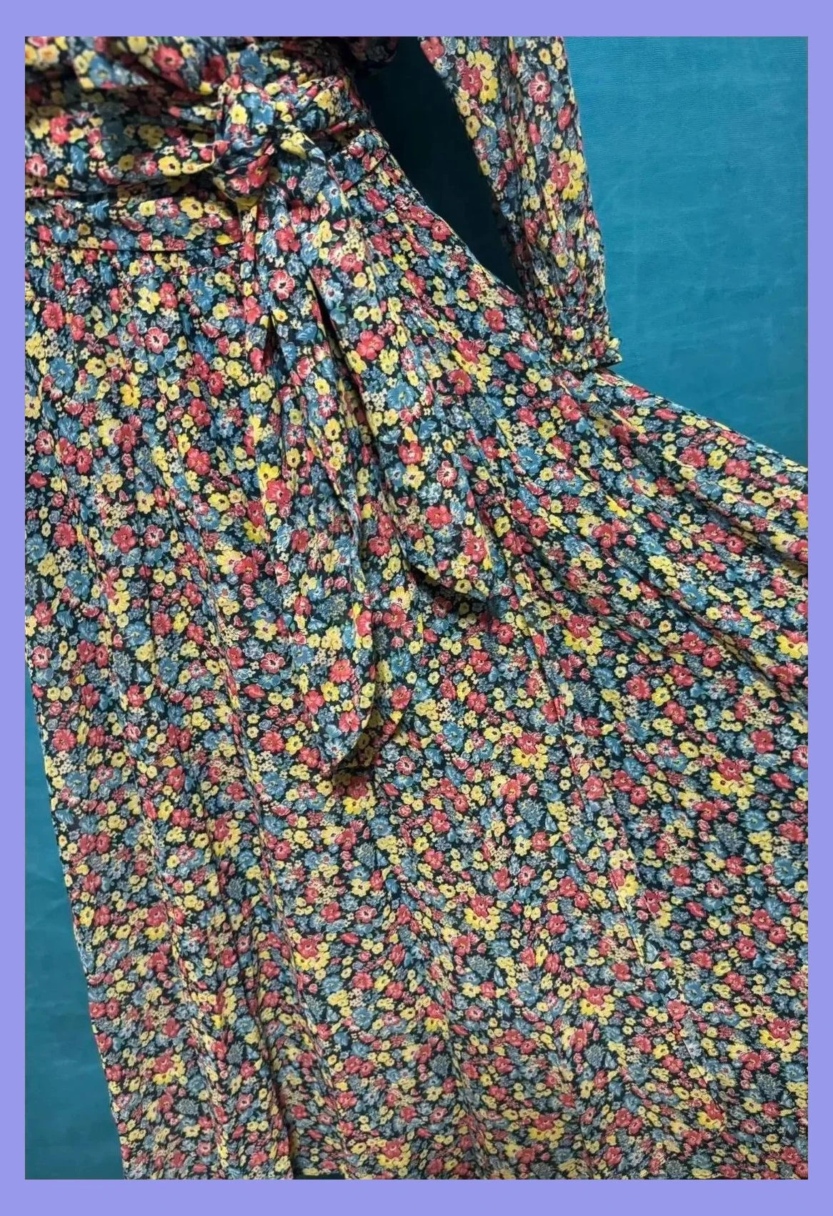 lncreíble vestido vintage de Diane Freis 100% algodón 😍 – Diane Freis – taille M / 38 / 10 4