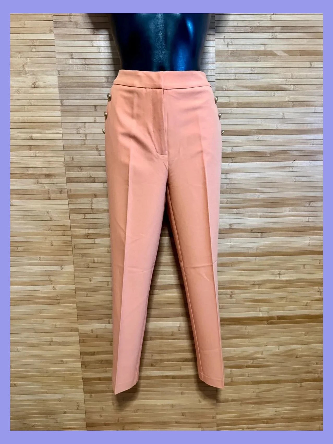 Divino pantalón pinza color melocotón de marca Lascana,talla 40 😍