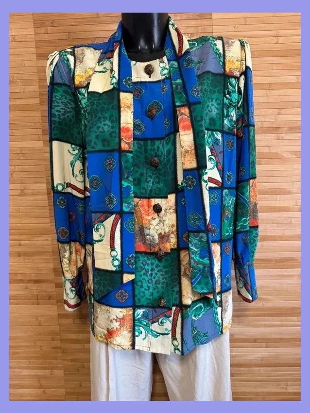 Espectacular blusa vintage talla única 😍 – prêt-a-porter – taille Taille unique 5