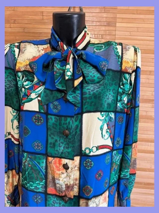 Espectacular blusa vintage talla única 😍 – prêt-a-porter – taille Taille unique 3