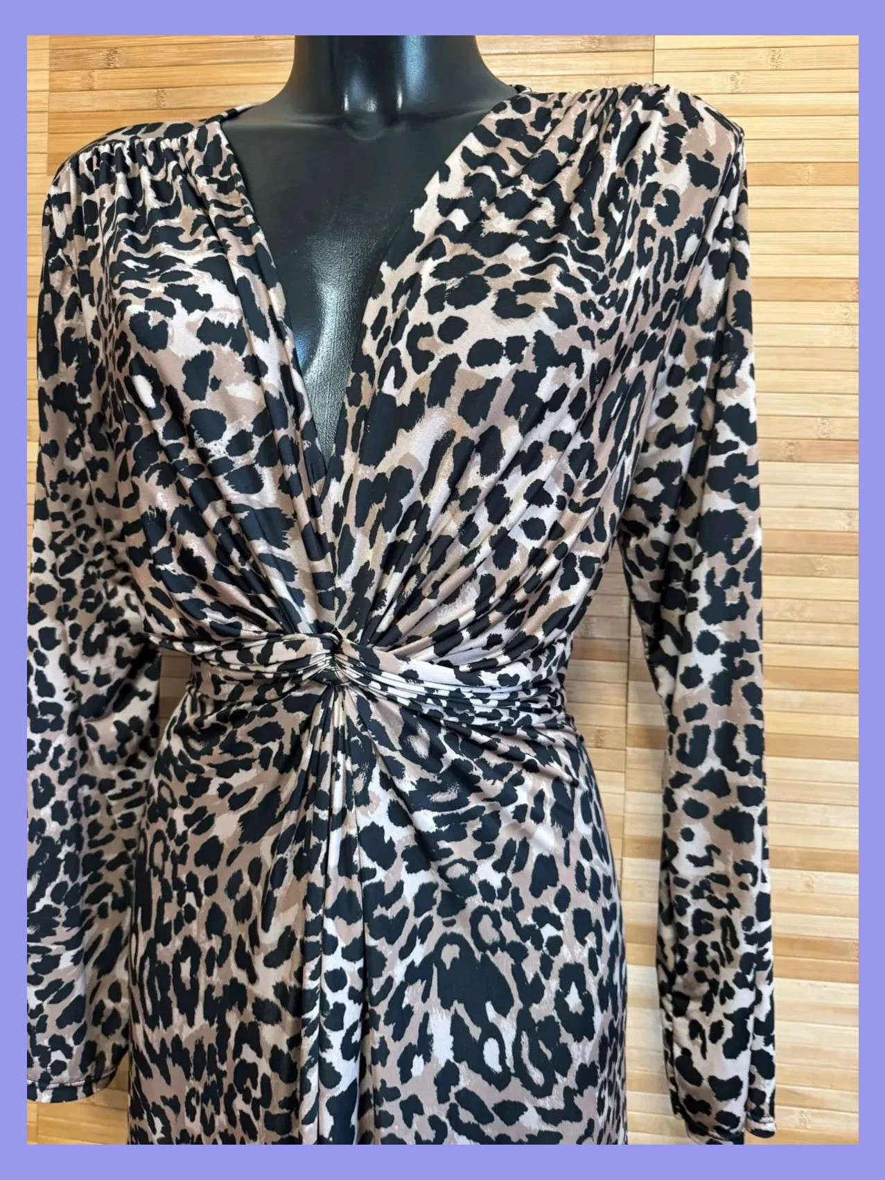Divino vestido animal print , tela muy elástica, talla única para XL 😍 – La Boutique – taille Taille unique 4
