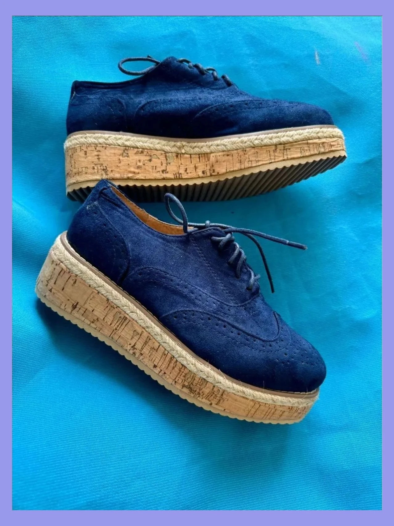Divinos mocasines con plataforma de corcho , muy ligeros, núm 37 😍 – Jessy Ross – taille 37 2