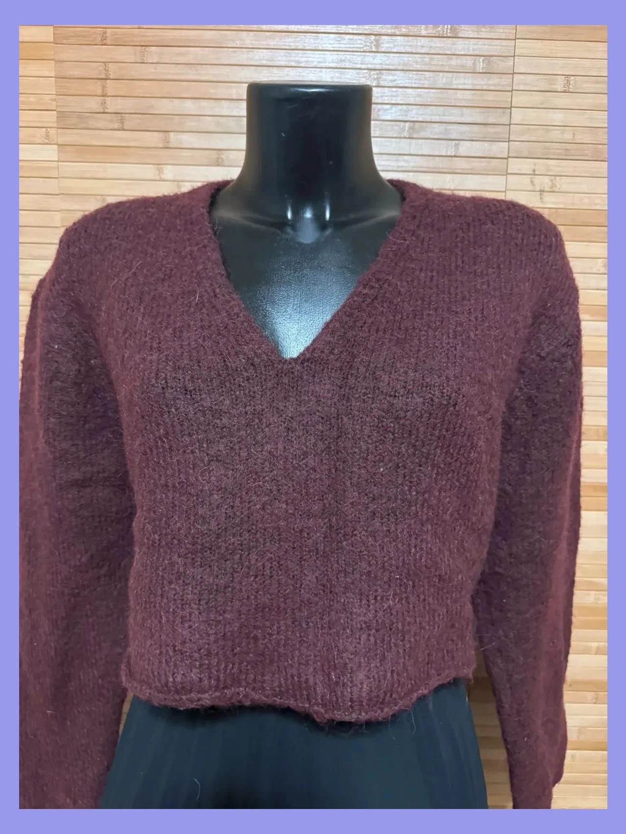 Jersey crop oversize de Zara , talla M 😍 – Zara – taille M / 38 / 10 2