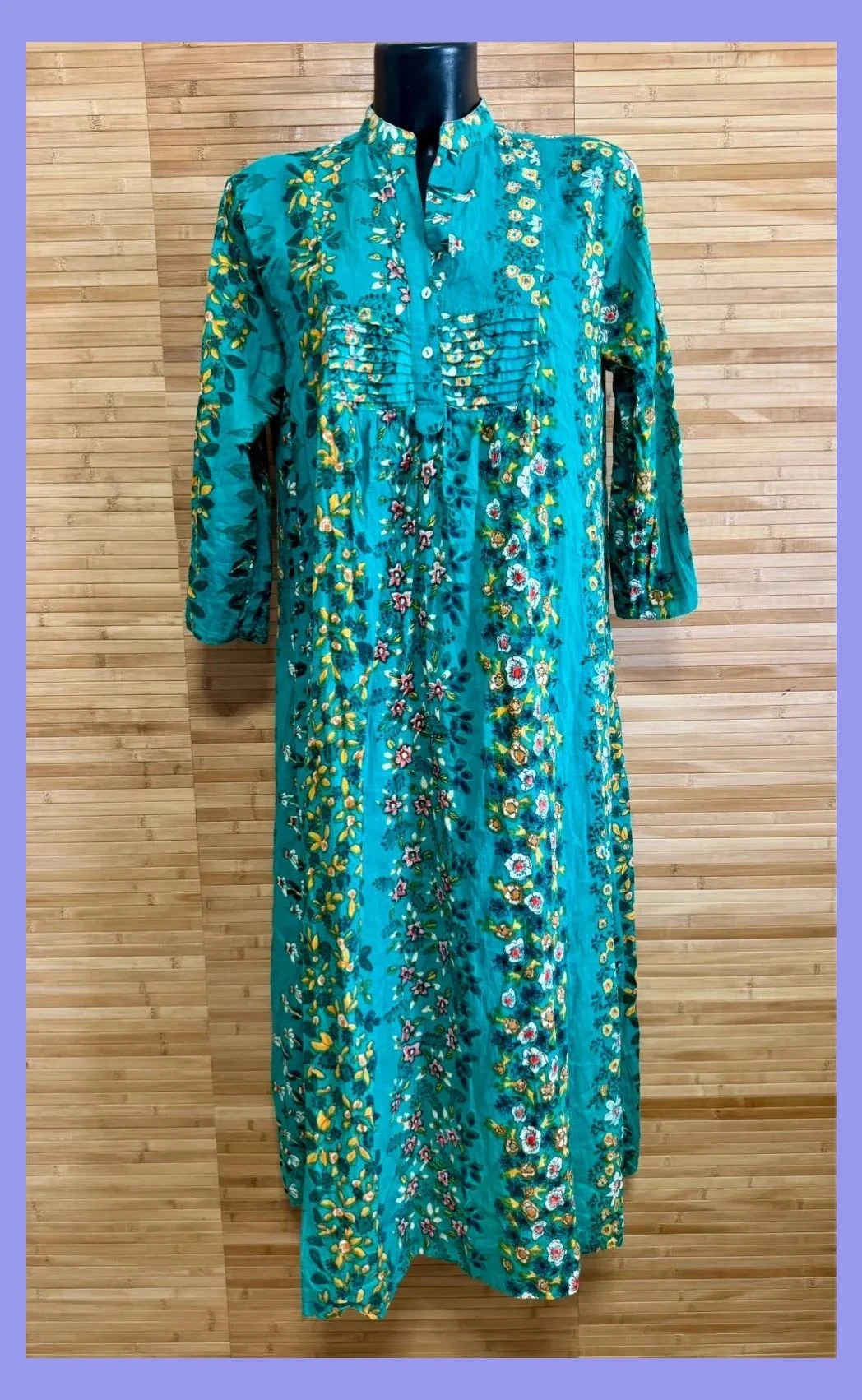 Divino vestido largo oversize 100% algodón talla L 😍