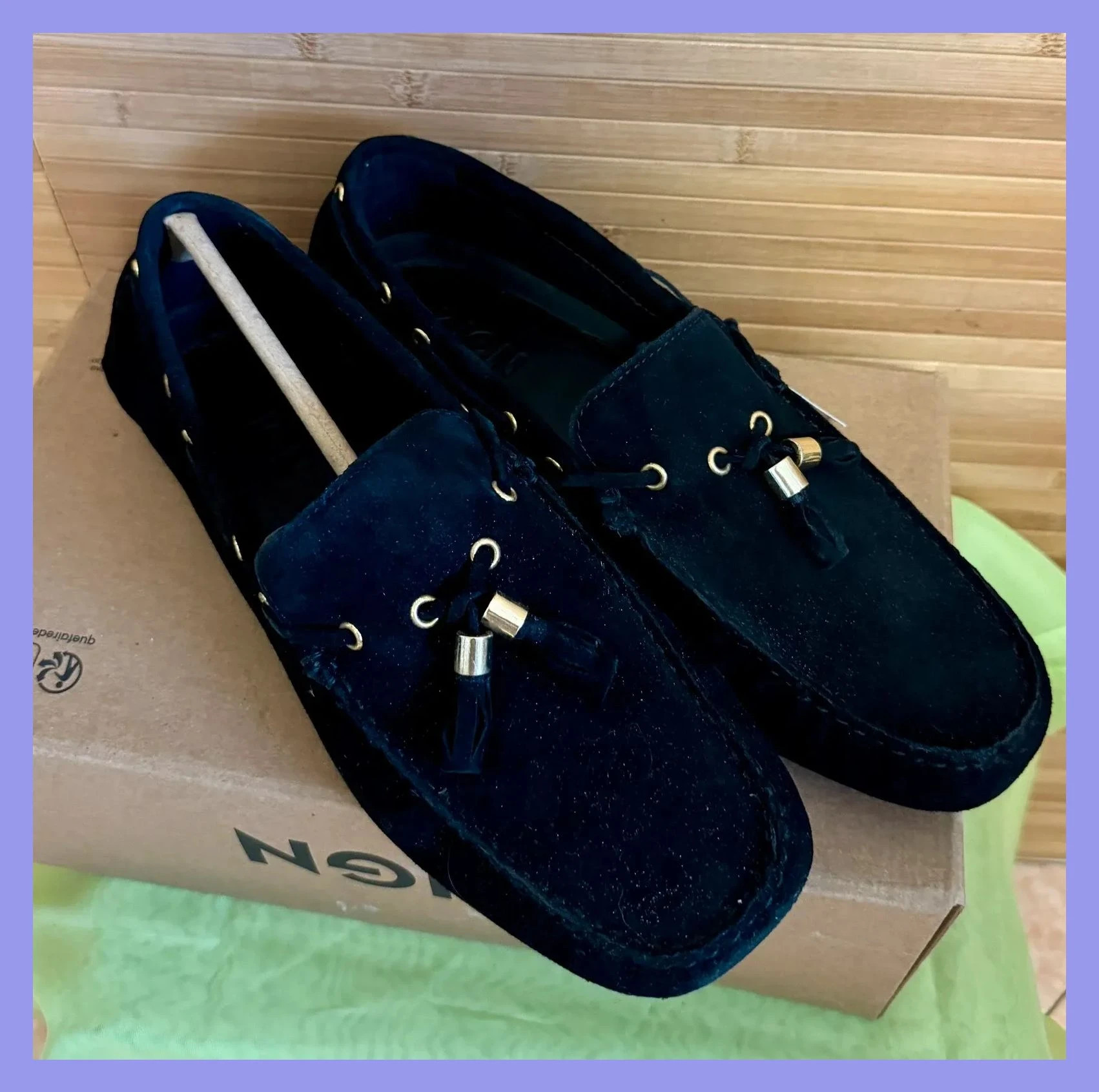 ZIGN flats for men in black. Made of ante. Sin usar. Size 43 EU 😍 – Zign – taille 43 2