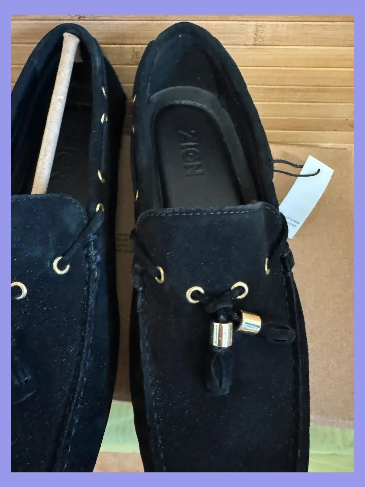 ZIGN flats for men in black. Made of ante. Sin usar. Size 43 EU 😍 – Zign – taille 43 4