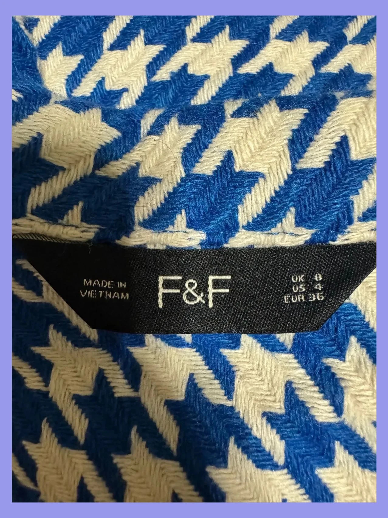 Blazer tela tweed de F&F talla 36 😍 – F&F – taille S / 36 / 8 4
