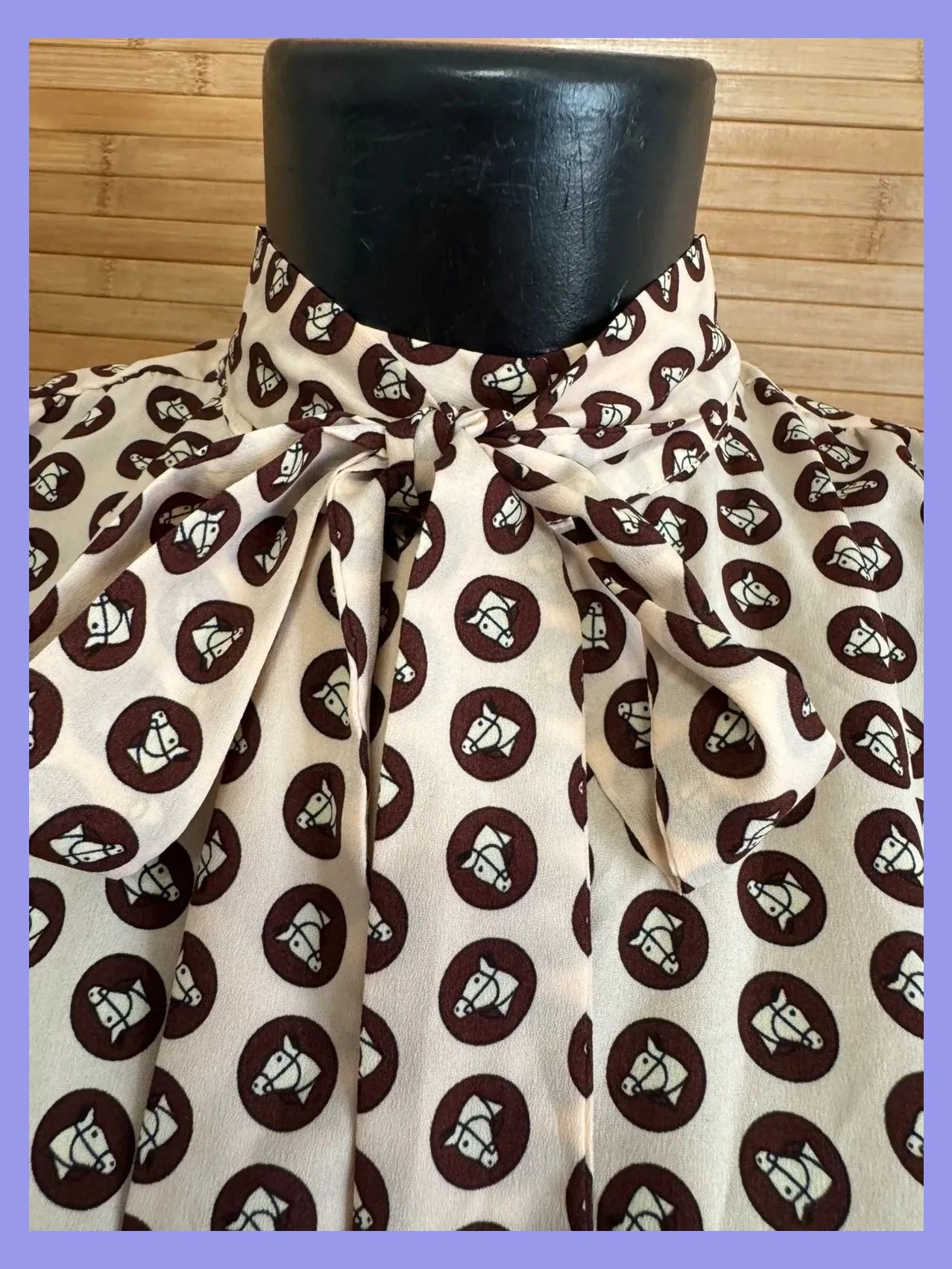 Blusa estampada con lazo de topshop talla 36 😍 – Topshop – taille S / 36 / 8 4