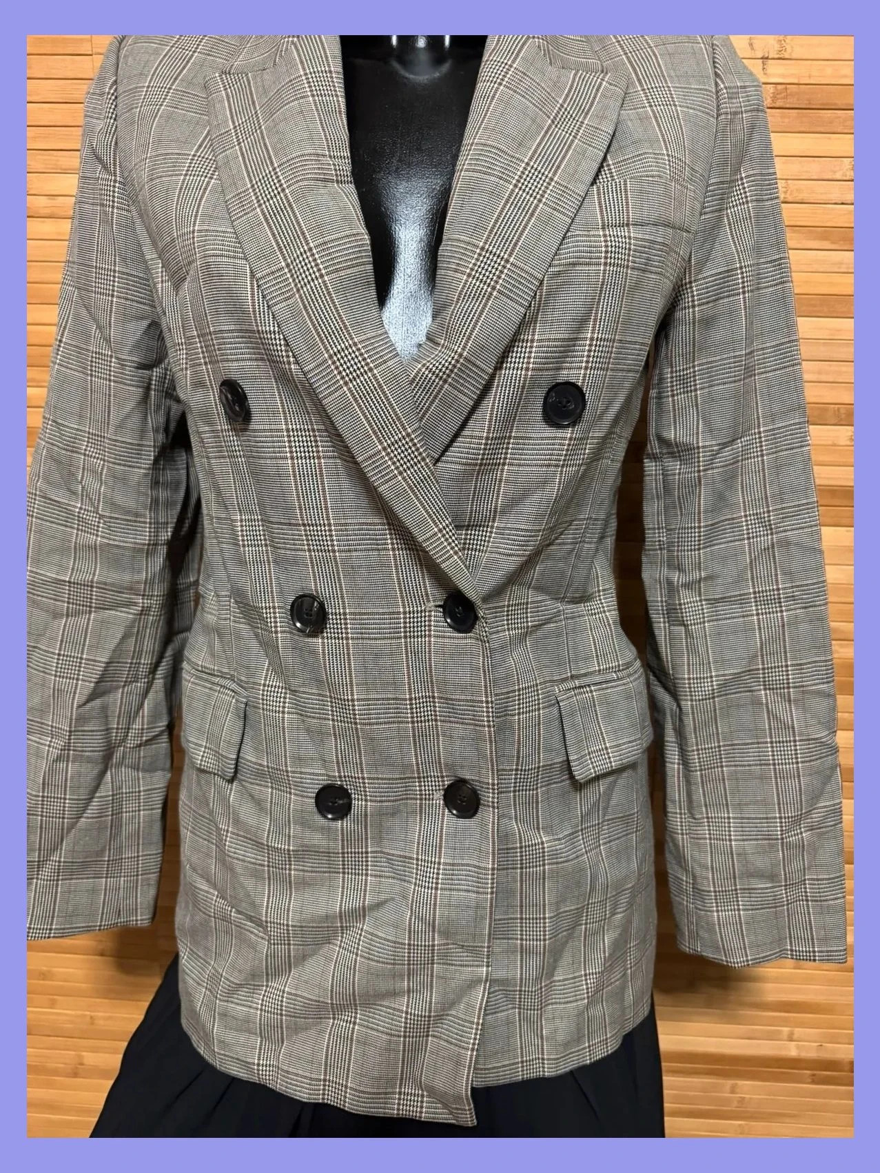 Divino blazer cuadros de Zara , talla XS 😍 – Zara – taille XS / 34 / 6 2