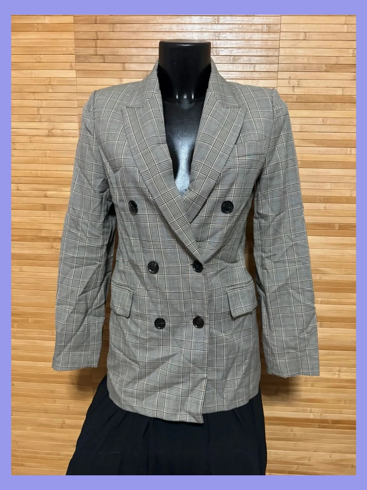Divino blazer cuadros de Zara , talla XS 😍