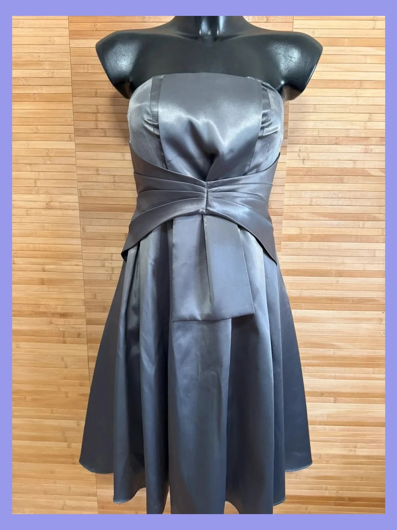 Divino vestido satinado fiesta de Bdba , talla S 😍 – bdba – taille S / 36 / 8 3