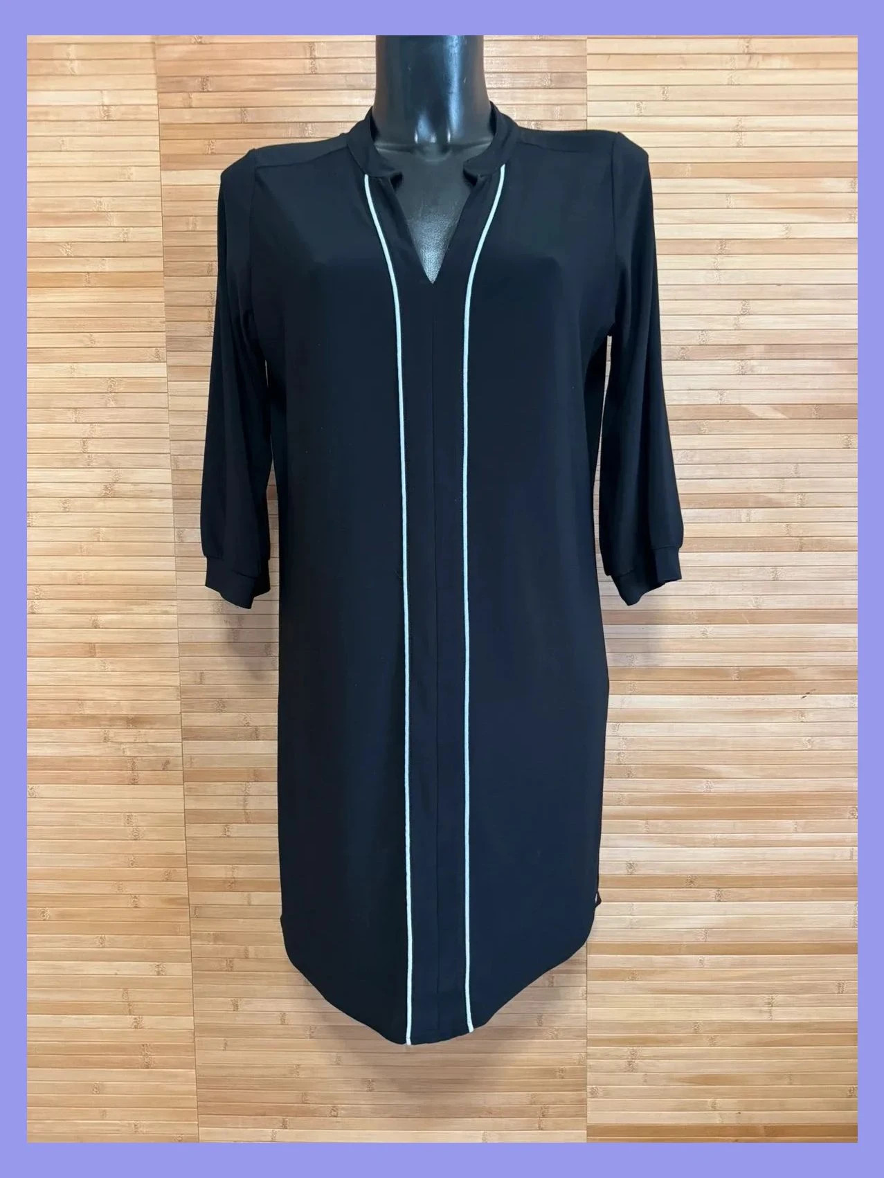 Divino vestido corte recto , tela elástica de Angelle Milán, talla M 😍