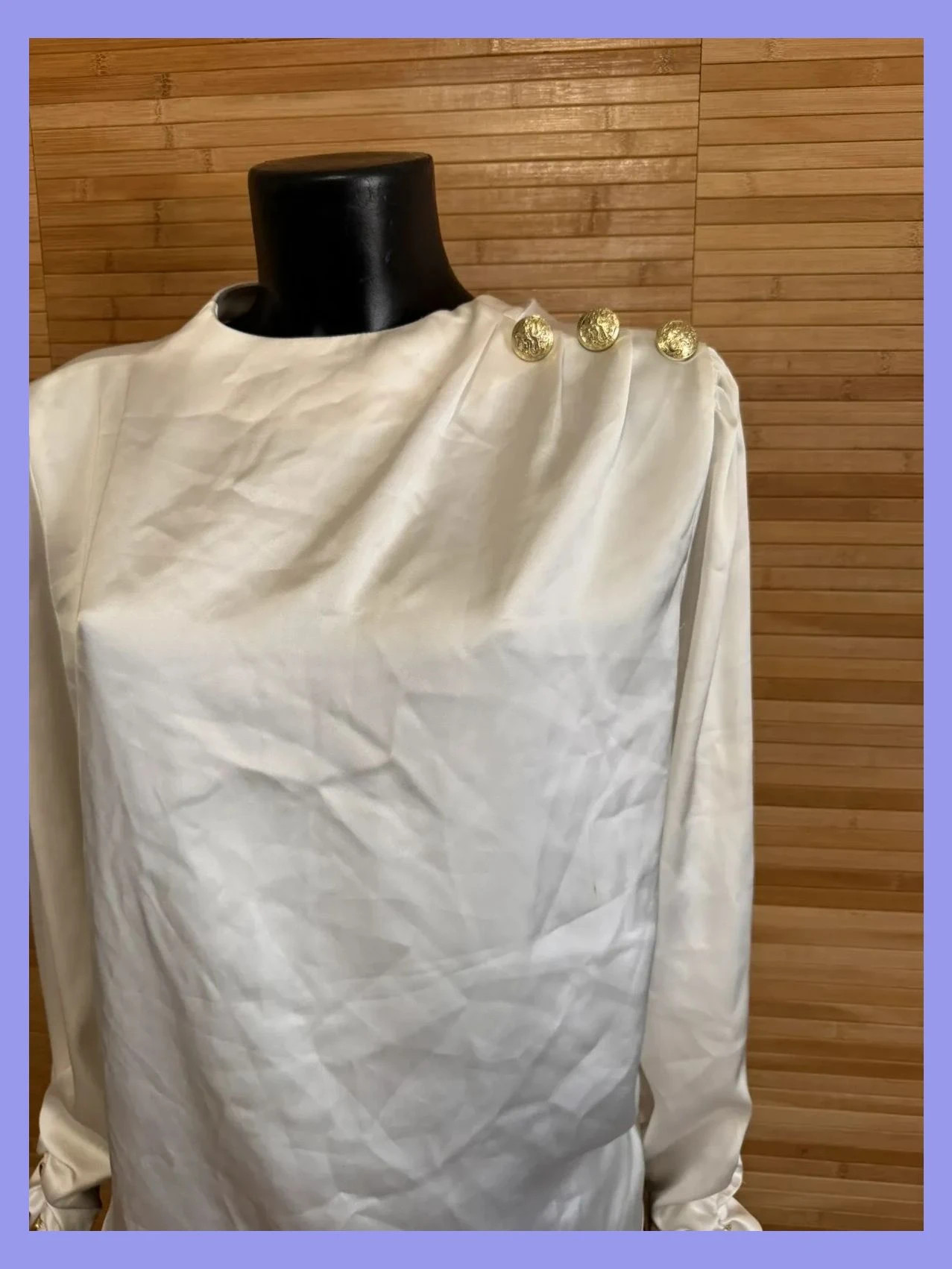 Blusa blanca satinada de River island , talla 42 😍 – River Island – taille XL / 42 / 14 3