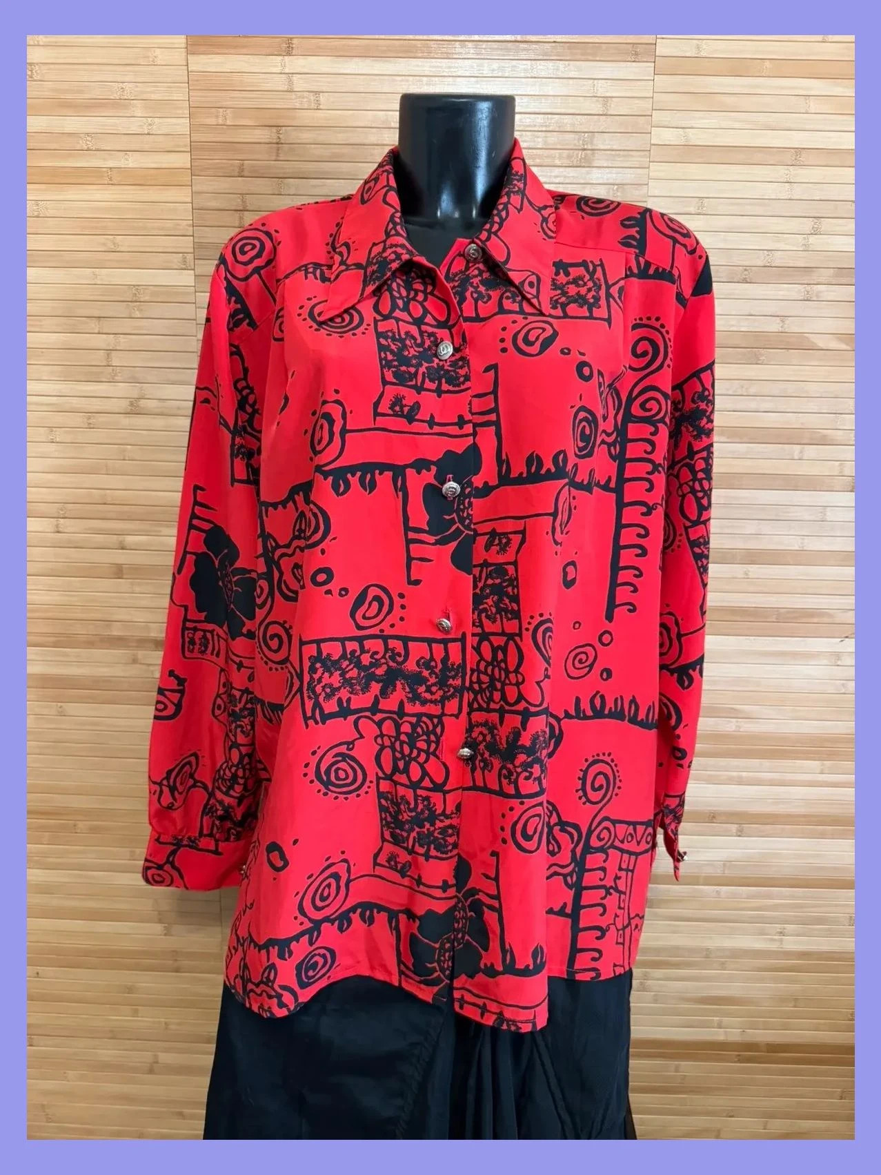 Blusa vintage talla única grande XL /XXL 😍