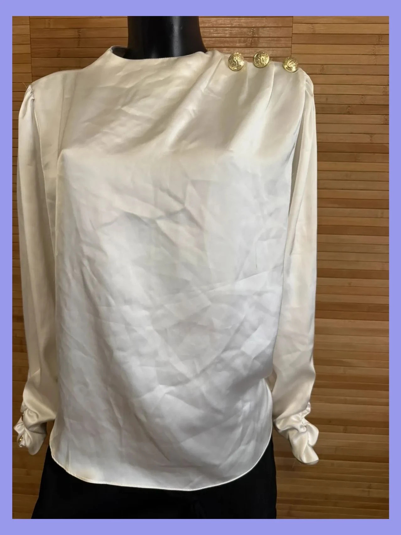 Blusa blanca satinada de River island , talla 42 😍 – River Island – taille XL / 42 / 14 2