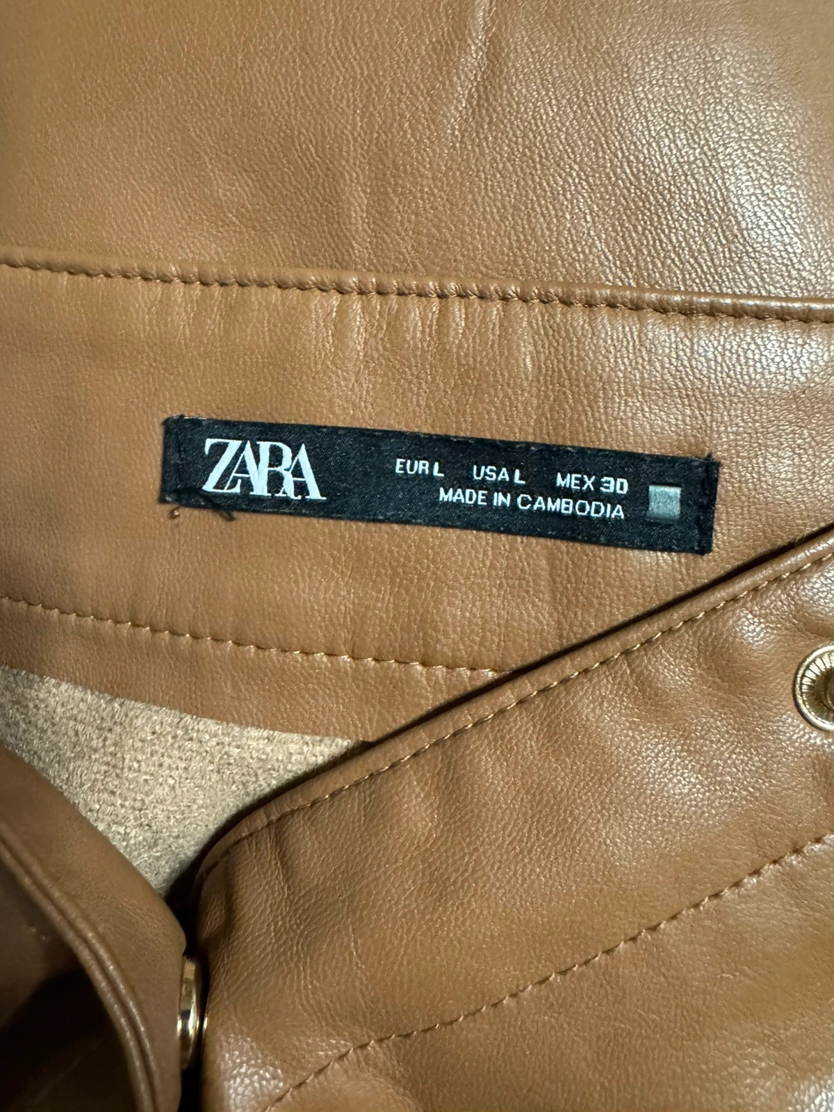 Falda midi polipiel de Zara , talla L 😍 – Zara – taille L / 40 / 12 4