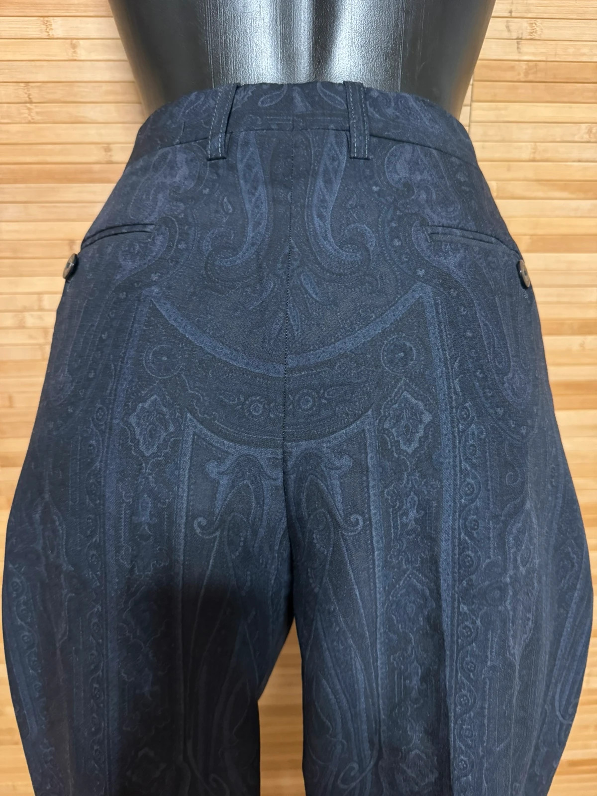 Espectacular pantalón pinza 100% lana de marca Etro talla 48 italiana 😍 – Etro – taille XXL / 44 / 16 5