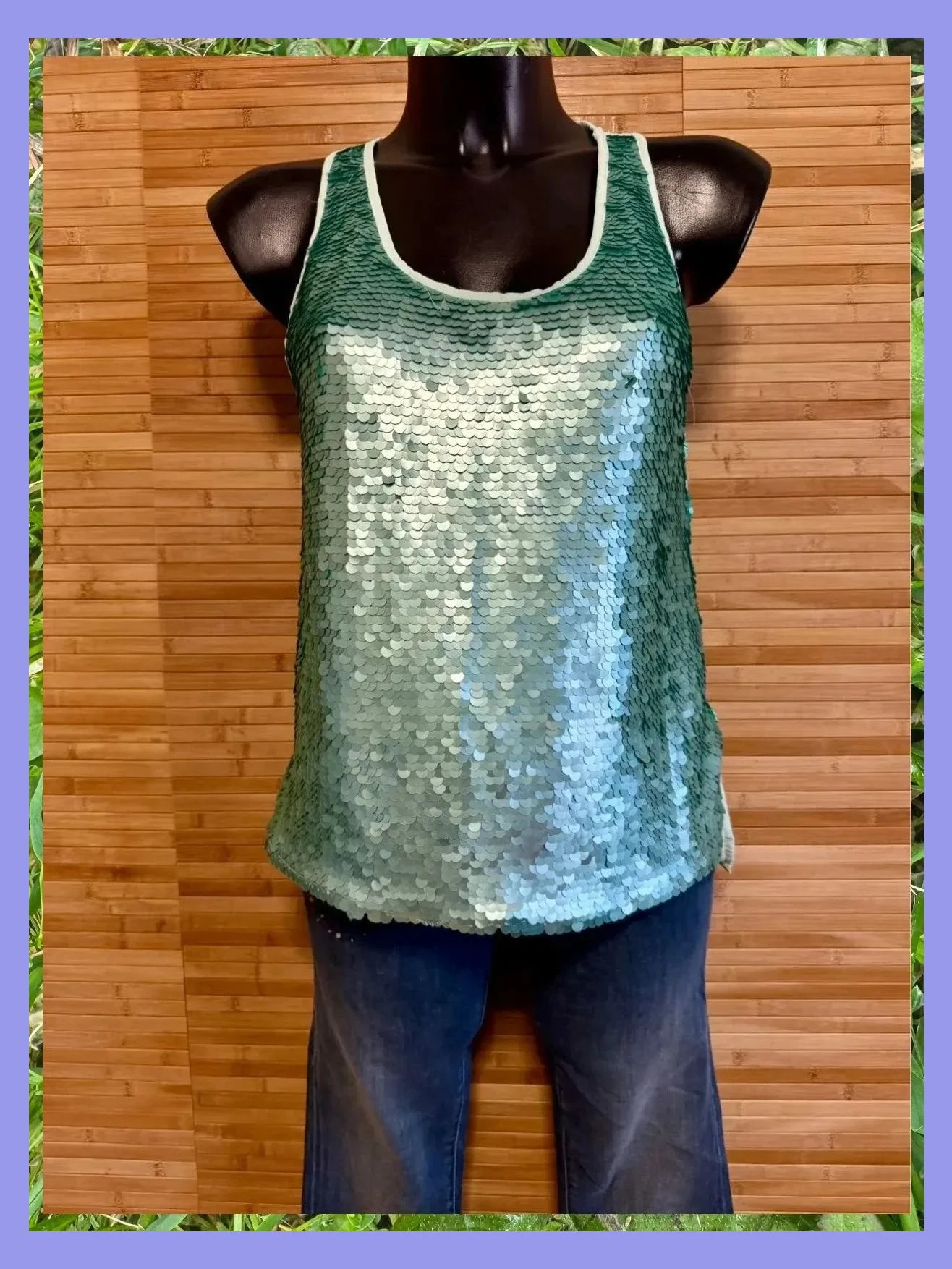 Divina blusa lentejuelas marca Mossimo , talla S 😍