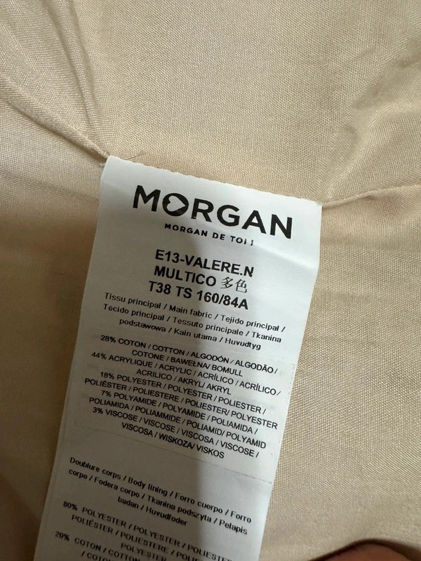 Divino blazer marca Morgan tela tweed talla 38 😍 – Morgan – taille M / 38 / 10 5