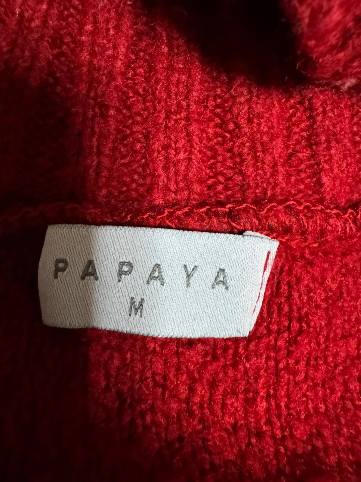 Divino jersey largo rojo marca papaya talla M 😍 – Papaya – taille M / 38 / 10 5