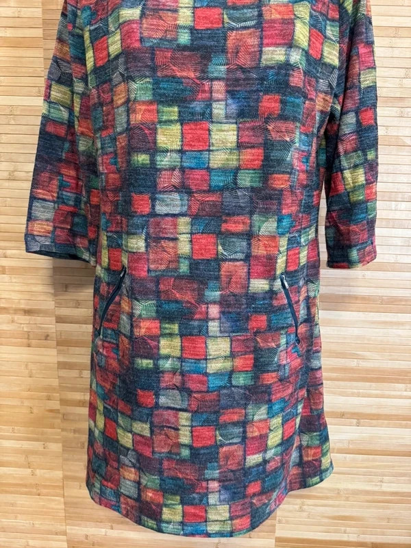 Vestido estampado invierno marca vegas talla XXL 😍 – Vegas – taille XXL / 44 / 16 2