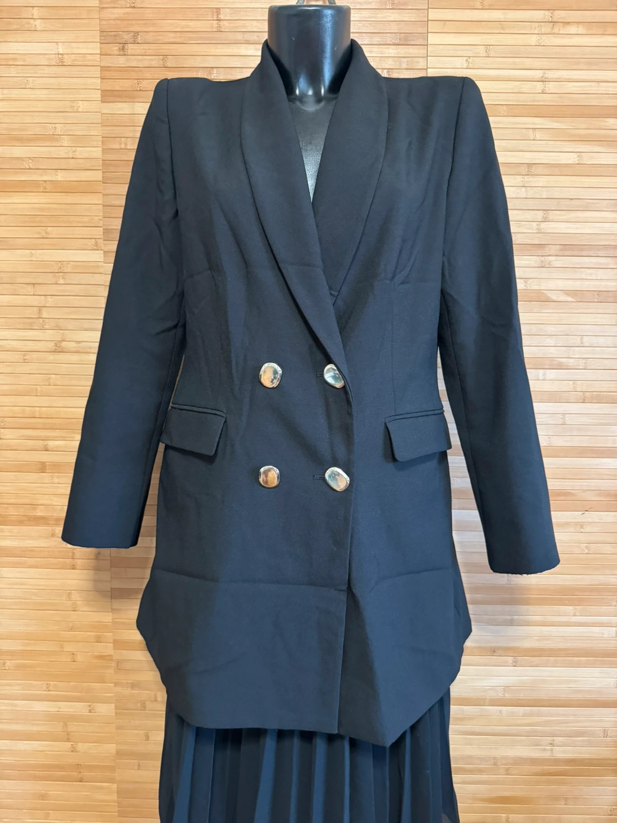 Divino blazer negro de zara talla XL 😍