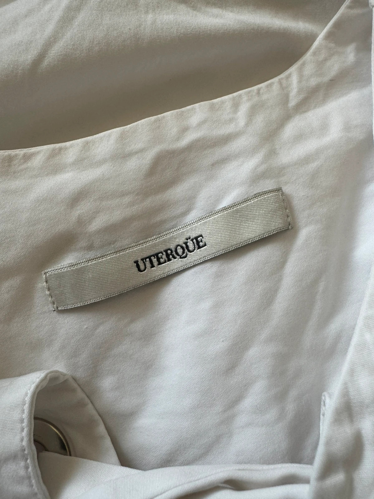 Blusa algodón blanca de uterque talla M 😍 – Uterqüe – taille M / 38 / 10 4