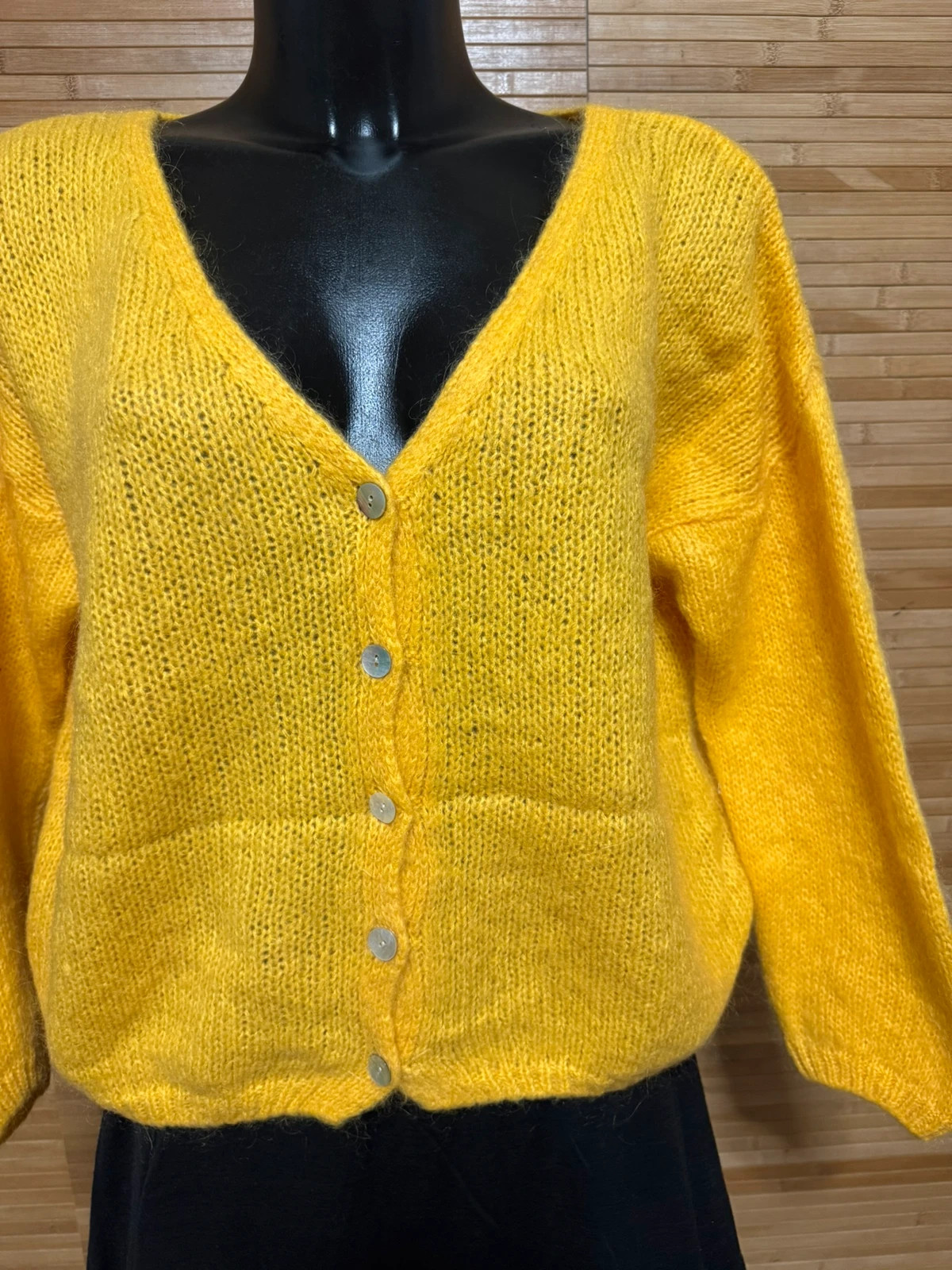 Cárdigan amarillo marca andromede talla única 😍 – Andromede – taille Taille unique 2