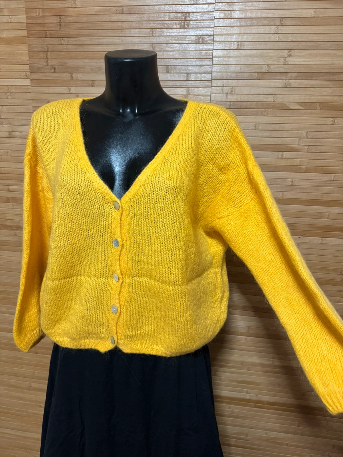 Cárdigan amarillo marca andromede talla única 😍 – Andromede – taille Taille unique 3