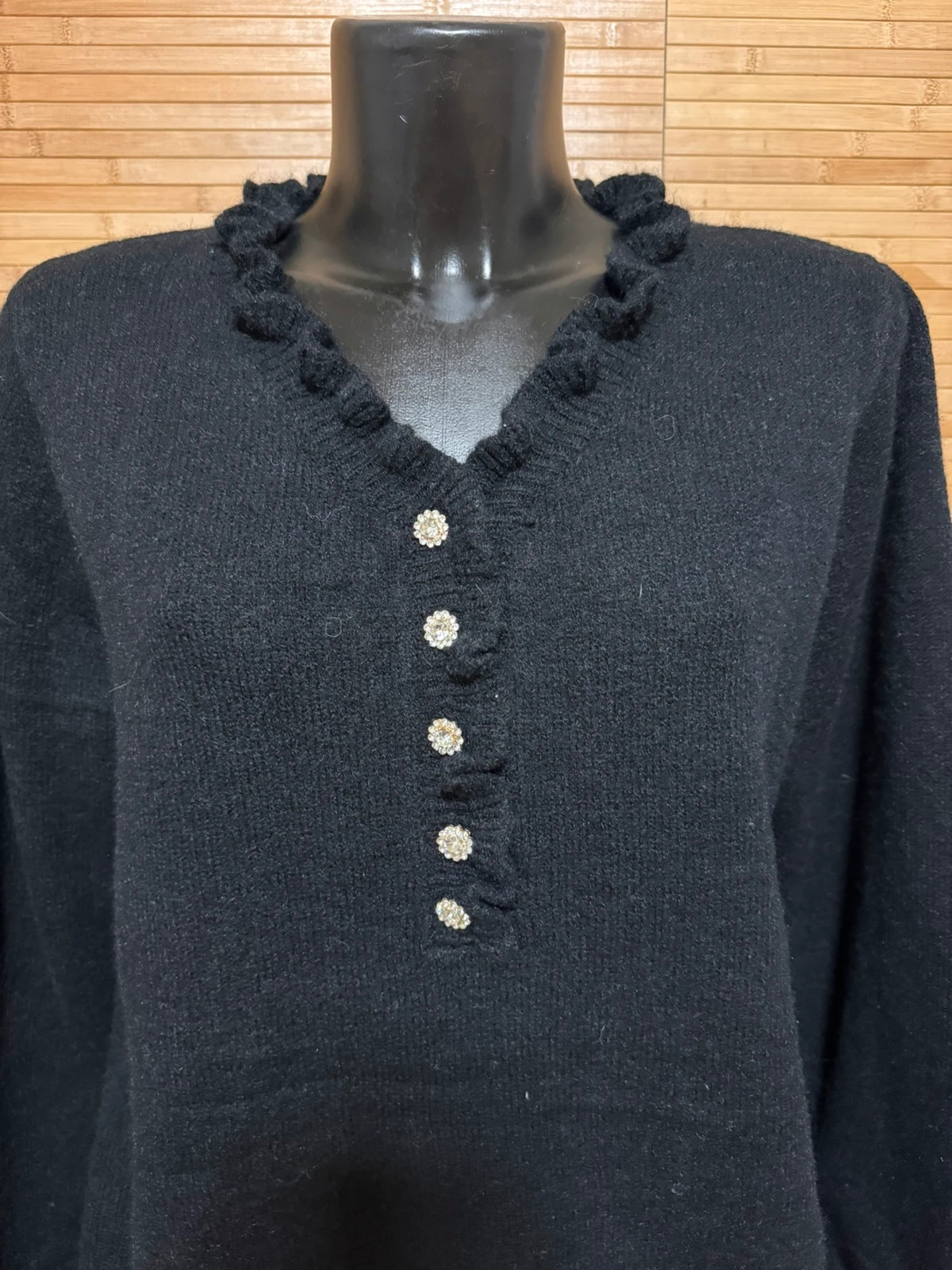 Divino jersey negro con botones joya de marca Paprika talla M/L 😍 – paprika – taille M / 38 / 10 3