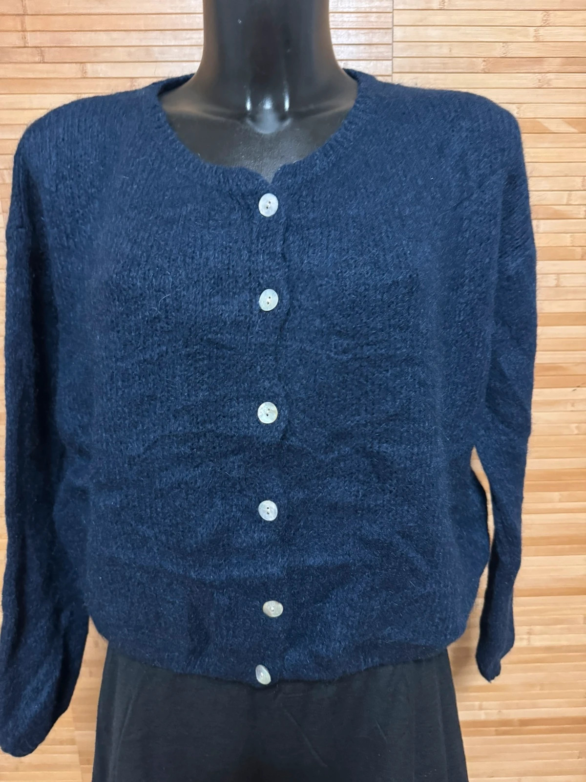 Divino cárdigan azul marino marca Noeline talla única 😍 – noeline – taille Taille unique 2