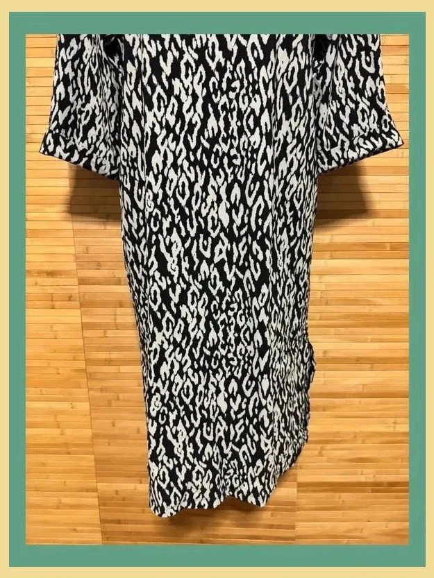 Divino vestido estampado animal print de marca Penn&Ink , talla 40 , elástico 😍 – Penn&Ink – taille L / 40 / 12 2
