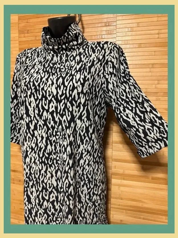Divino vestido estampado animal print de marca Penn&Ink , talla 40 , elástico 😍 – Penn&Ink – taille L / 40 / 12 4