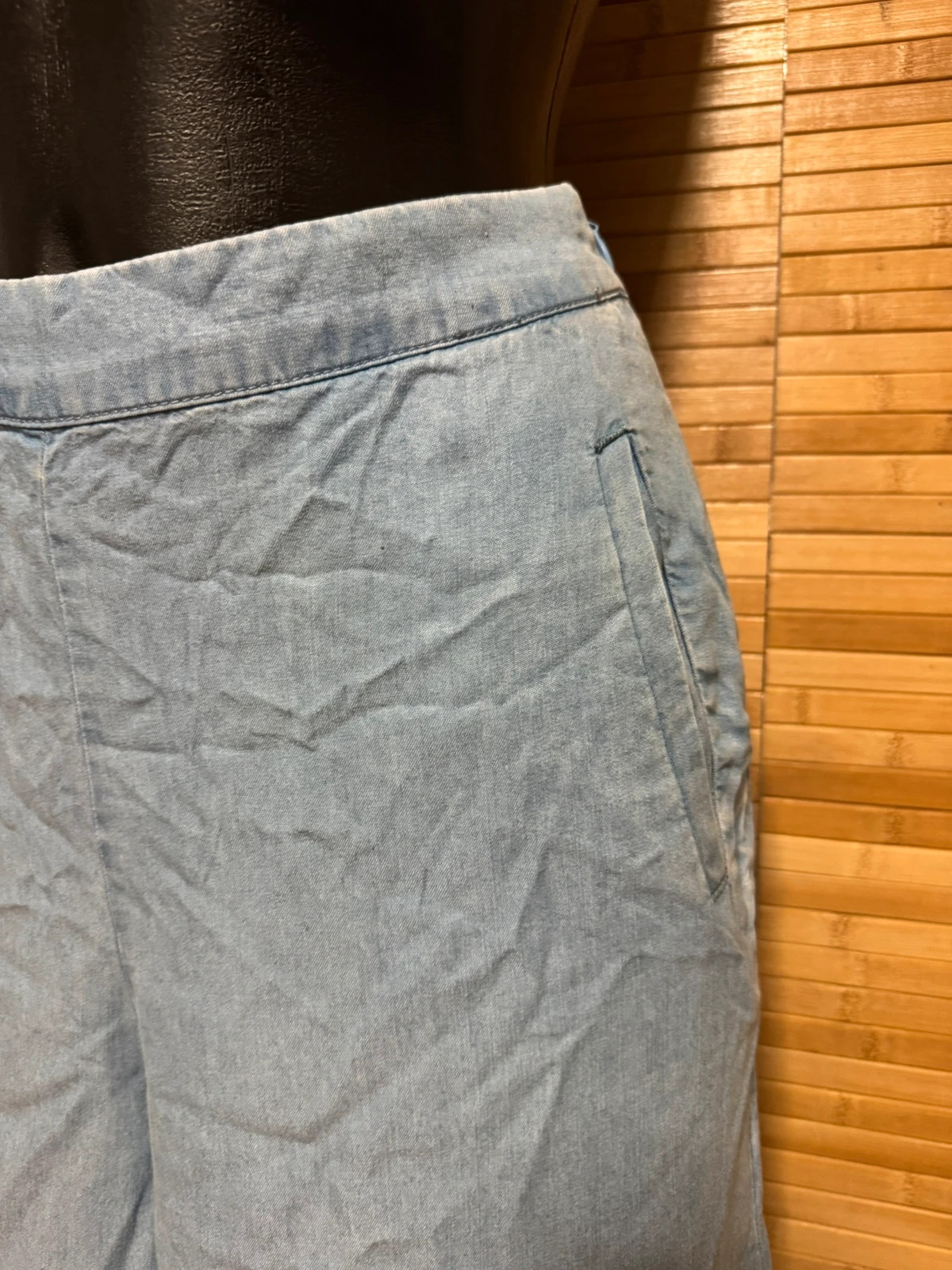 Divino pantalón ancho denim fino talla 40 marca stefanel 😍 – Stefanel – taille L / 40 / 12 4