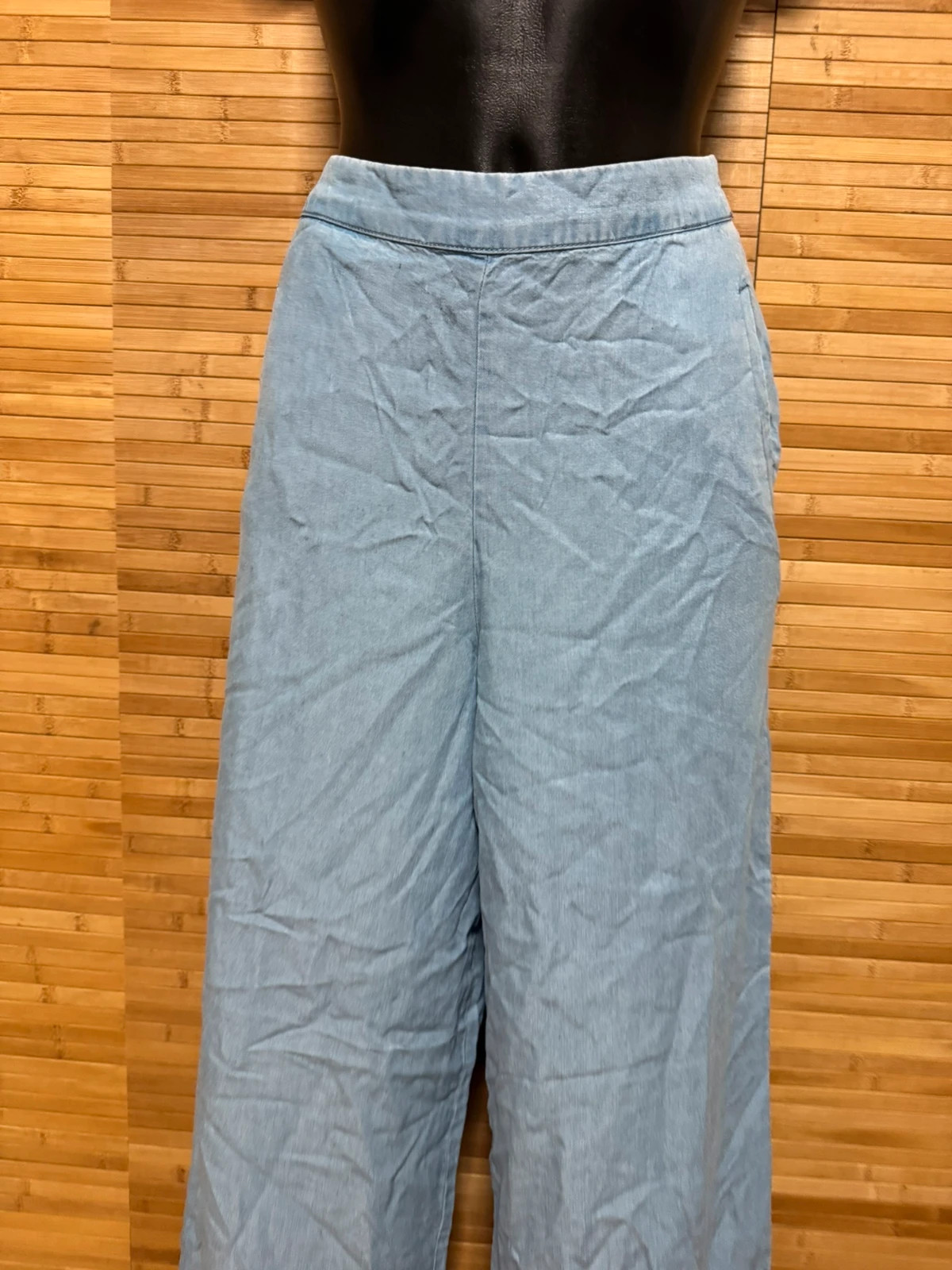 Divino pantalón ancho denim fino talla 40 marca stefanel 😍 – Stefanel – taille L / 40 / 12 3