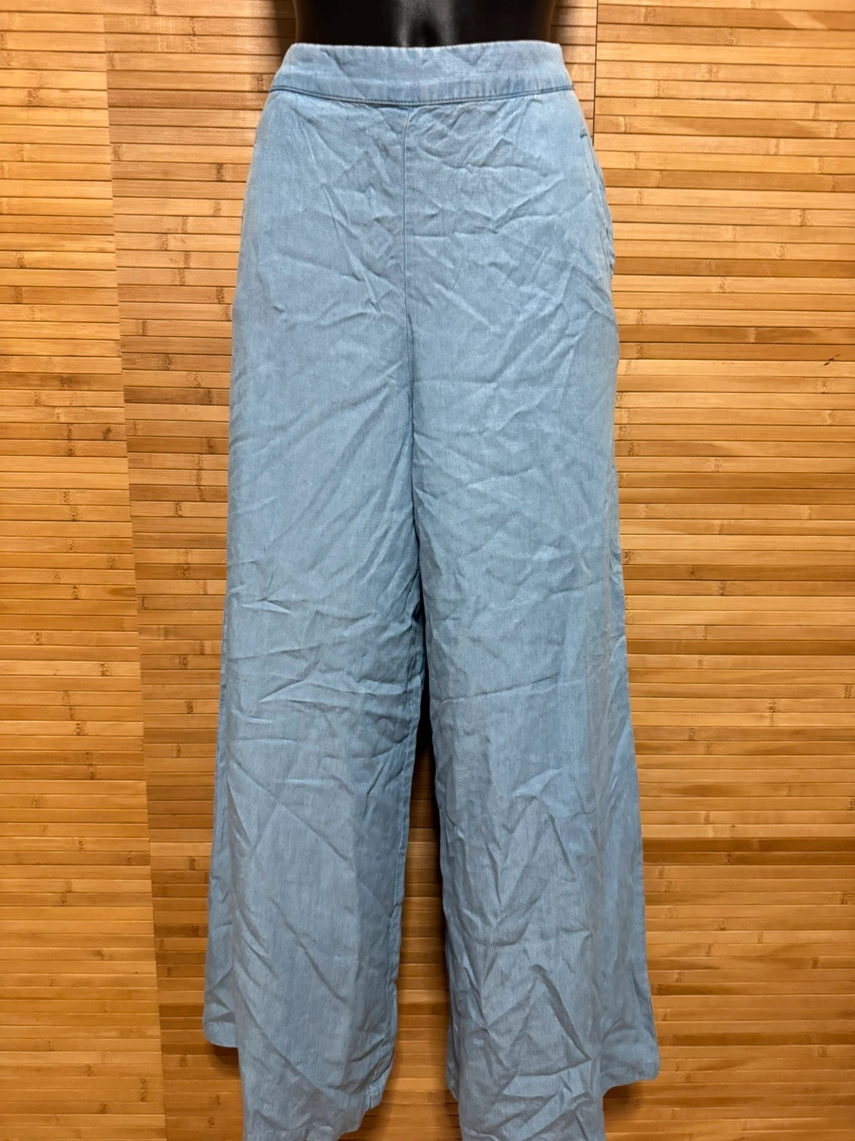Divino pantalón ancho denim fino talla 40 marca stefanel 😍 – Stefanel – taille L / 40 / 12 2