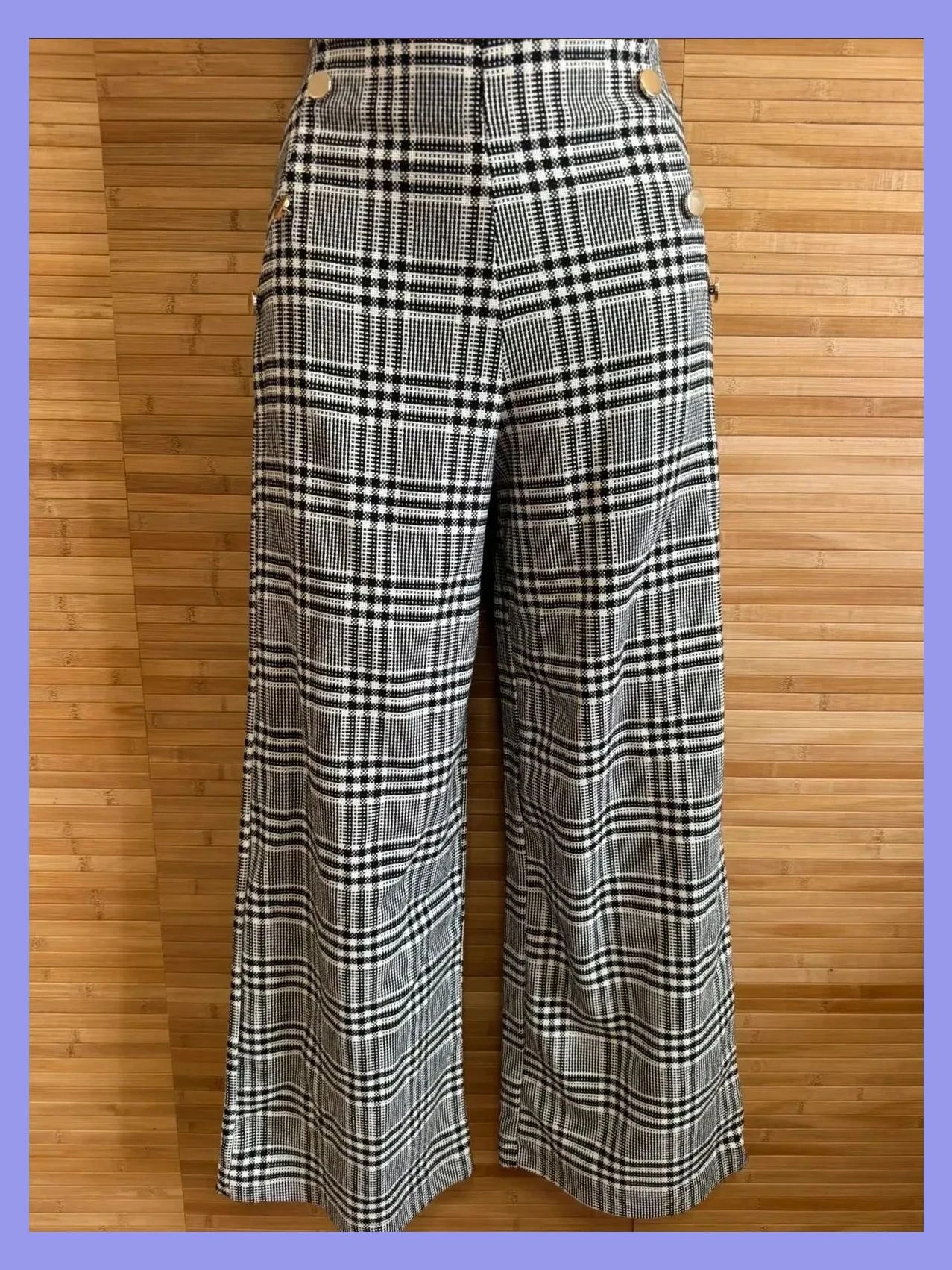 Pantalones cuadros croped anchos talla S 😍 – La Boutique – taille S / 36 / 8 2
