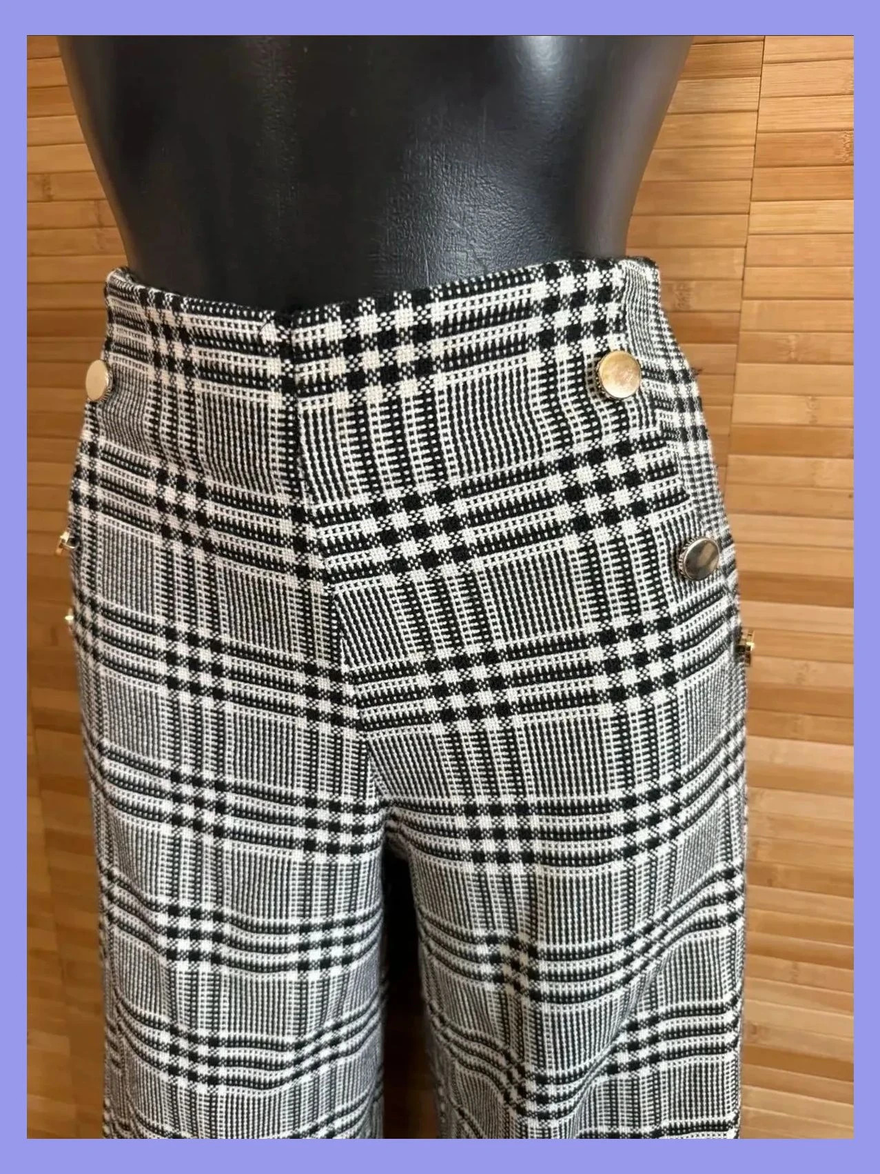 Pantalones cuadros croped anchos talla S 😍 – La Boutique – taille S / 36 / 8 3