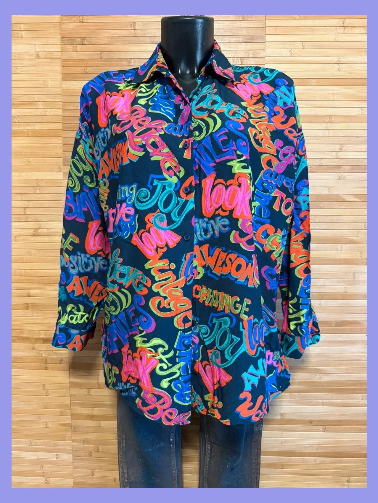 Divina camisa colorida estampada marca Twist , talla 34 😍