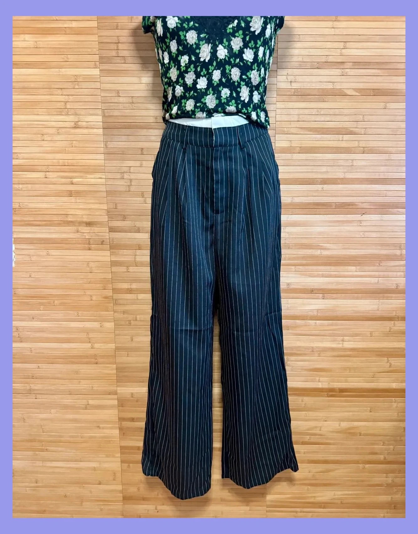 Pantalones anchos rayas talla única para M 😍