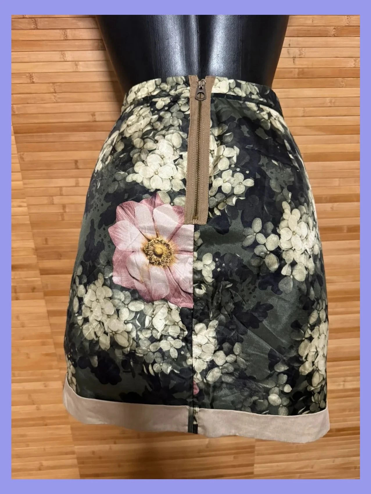 Divina mini falda flores algodón y seda de marca coast weber & Ahaus 😍 – Coast Weber & Ahaus – taille L / 40 / 12 4